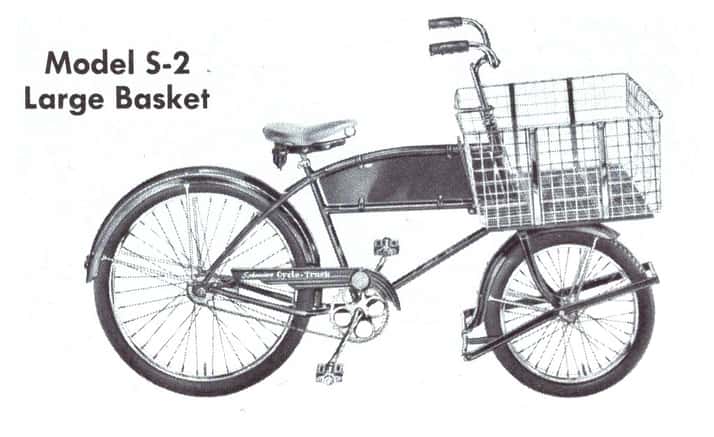 1951 schwinn cycletruck large basket