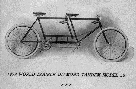 vintage schwinn tandem bike