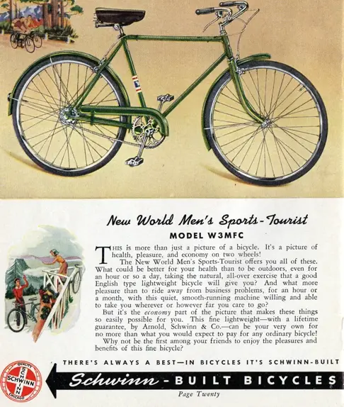 arnold schwinn new world bicycle