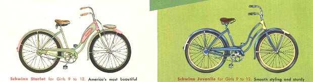 1952 schwinn starlet and juvenile 