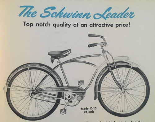 1954 schwinn leader 26 inch