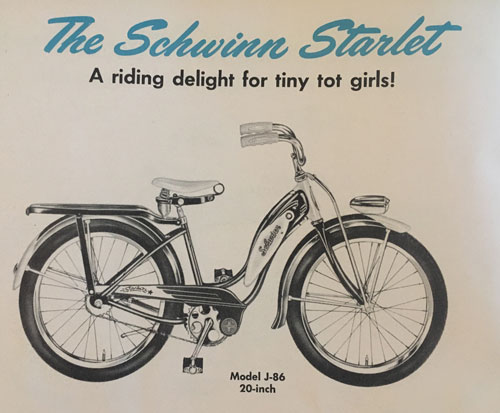 1954 schwinn starlet 20 inch