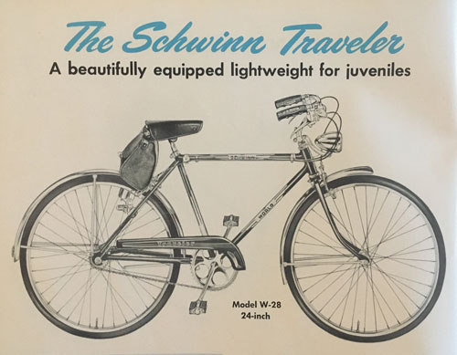 1954 schwinn tourist lightweight