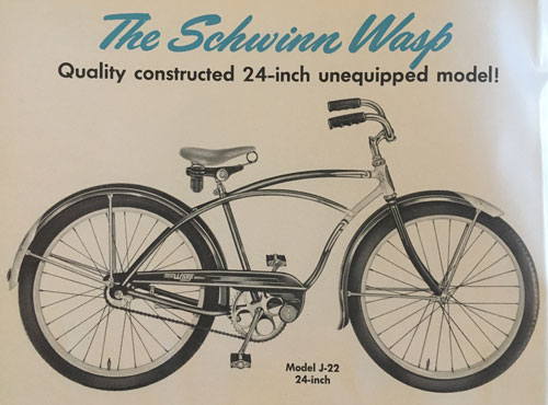1954 schwinn wasp 24 inch