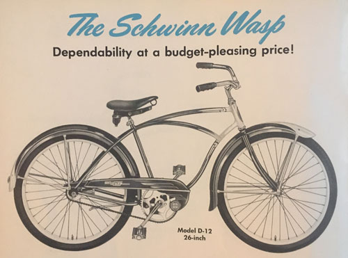 1954 schwinn wasp 26 inch