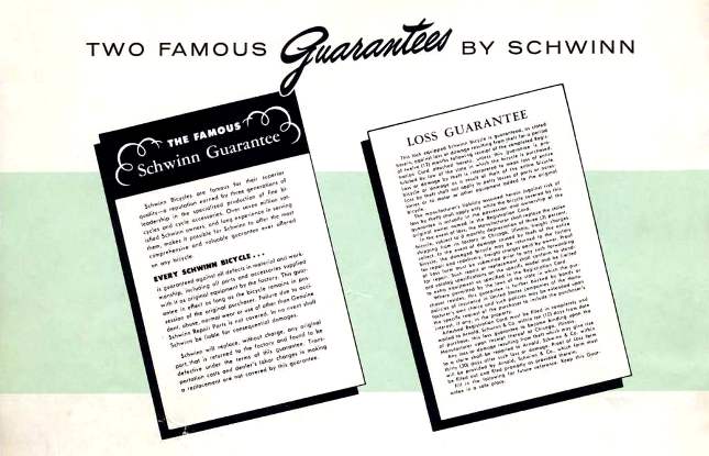 1955-schwinn-guarantees