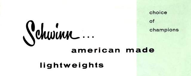 1955 Schwinn Lightweights