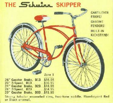 1962 Schwinn Skpiper
