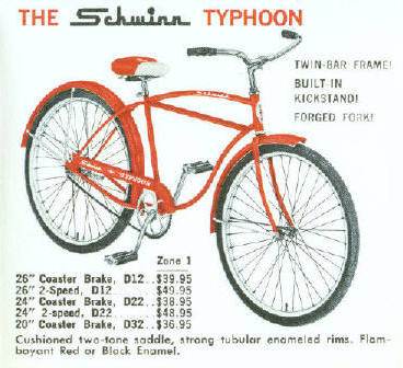 1962 Schwinn typhoon