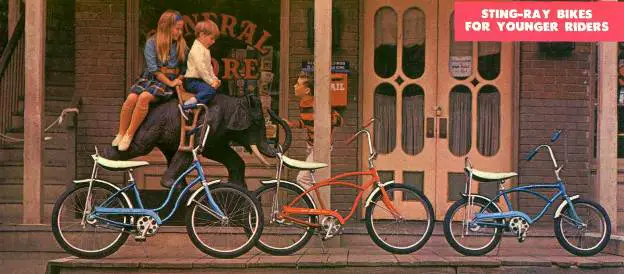 1968 schwinn lil chik, junior stingray and midget stingray 