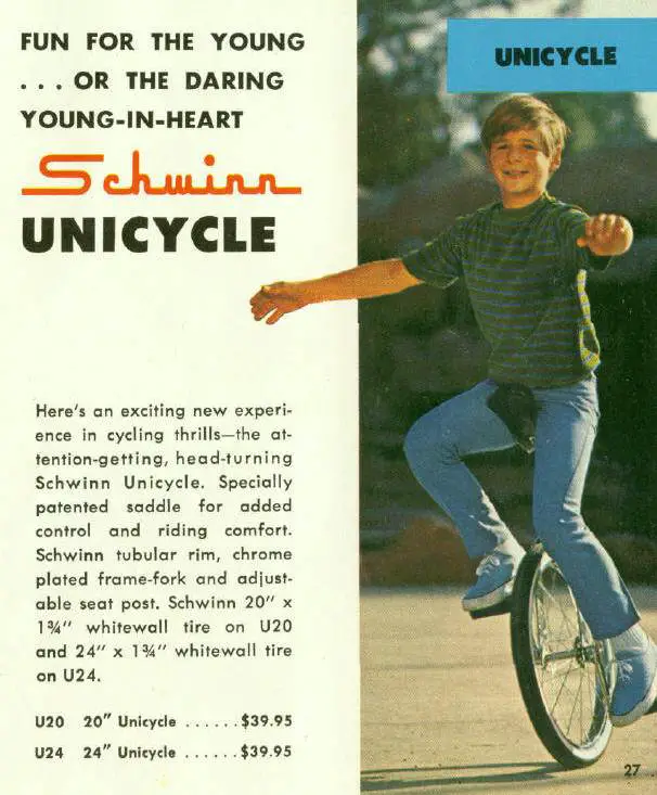1970 schwinn unicycle