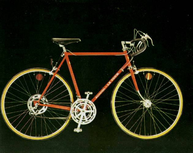 vintage 1975 Schwinn LeTour Ten Speed Road Test brochure bicycle catalog