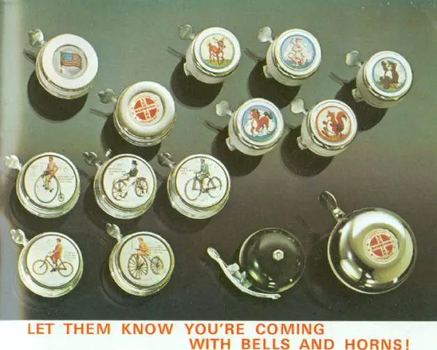 1977 schwinn  accessories bells