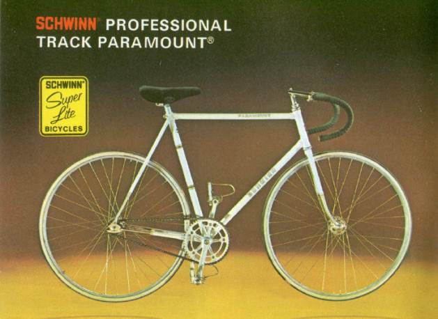 1977 schwinn professionale track paramount