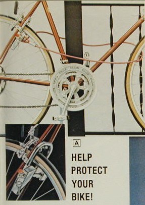 1978 schwinn accessories frame lock