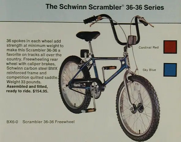 1979 schwinn scrambler 36/36