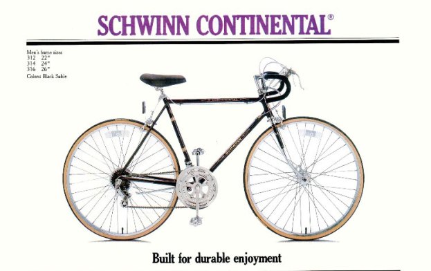 1981 schwinn continental