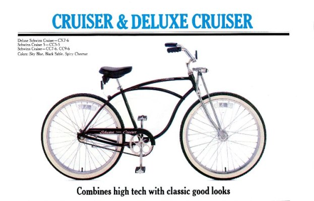 1980 schwinn deluxe cruiser