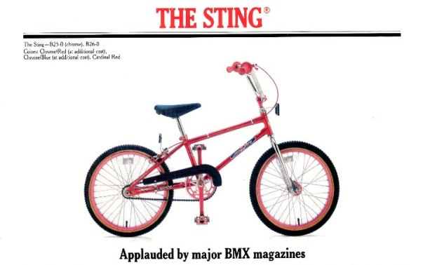 Schwinn sting 2024 bmx bike