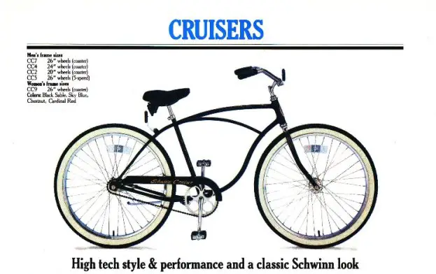 1982 schwinn cruisers