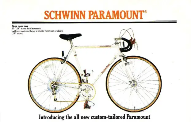 1982 schwinn paramount