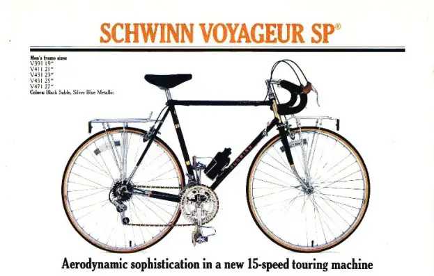 1982 schwinn voyageur sp
