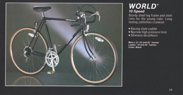 schwinn world sport 4130 bicycle
