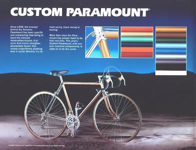 1984 schwinn custom paramount