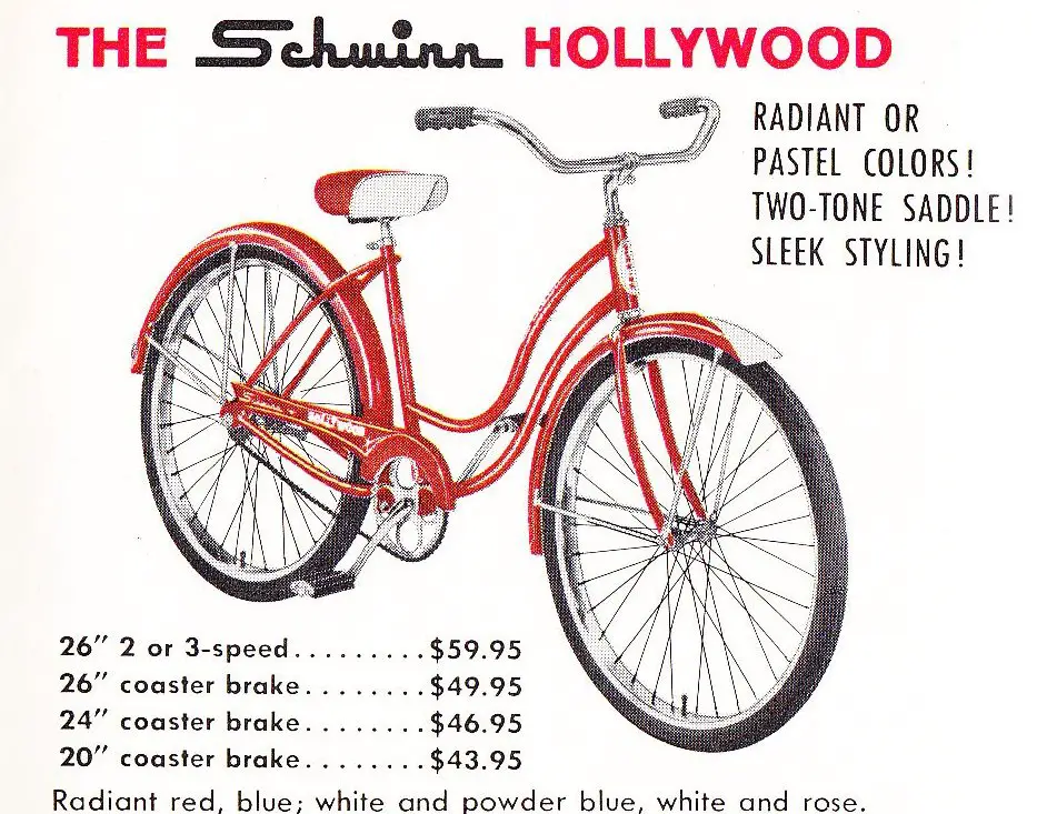Details about   1960's Schwinn Hollywood Vintage Youth Girls  Bicycle 