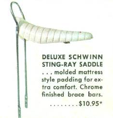 schwinn stingray deluxe banana seats