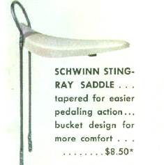 schwinn stingray banana seats