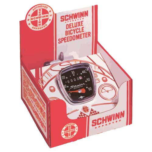 deluxe schwinn speedometer in box
