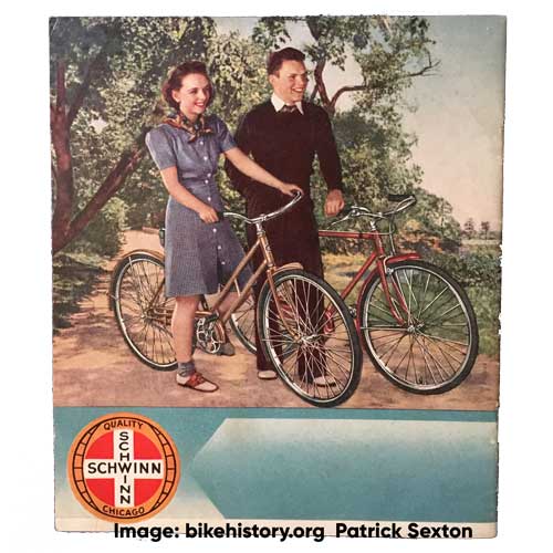 1940 Schwinn sales brochure back cover