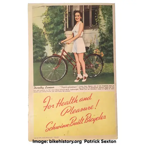 1941 Schwinn sales brochure back cover