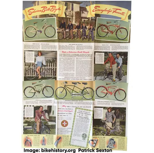 1946 Schwinn sales brochure interior page