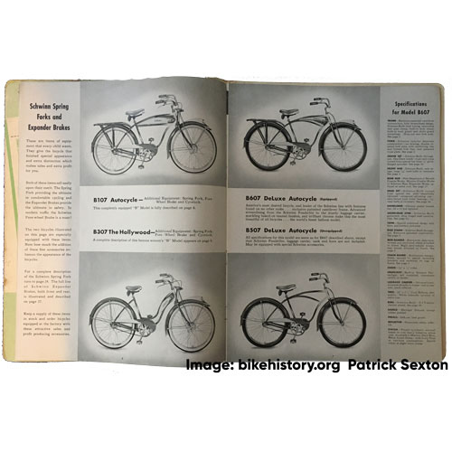 1948 Schwinn dealer catalog interior page