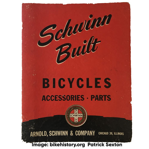 1948 schwinn dealer catalog front cover