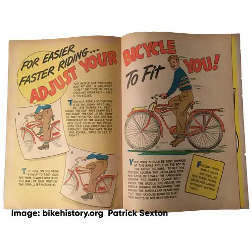 1949 Schwinn Bicycle Book interior page