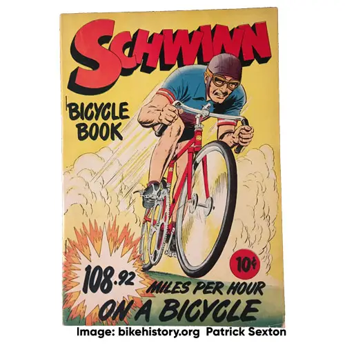 1949 schwinn bicycle book sales magazine front cover