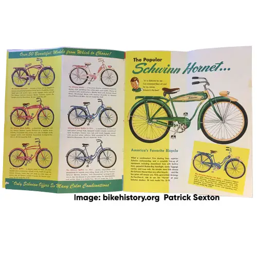 1953 Schwinn consumer catalog interior page