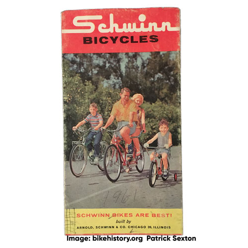 1961 schwinn consumer catalog front cover