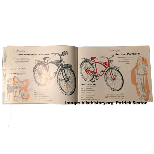 1961 Schwinn dealer catalog interior page