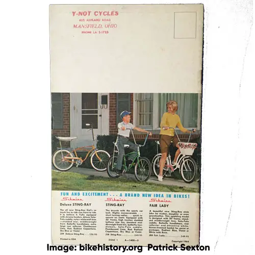 1964 Schwinn consumer catalog back cover
