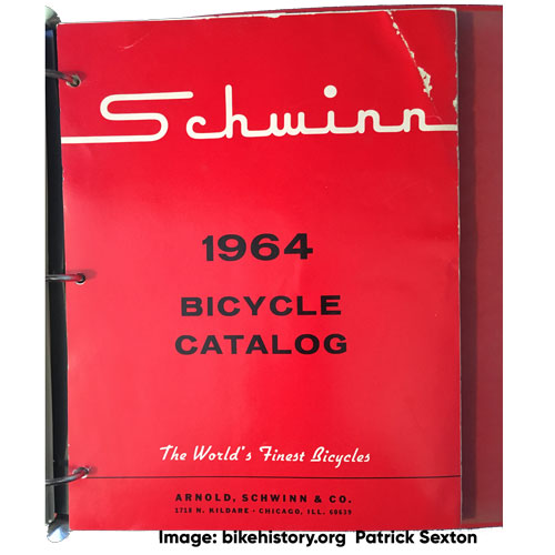 1964 Schwinn dealer catalog front cover versions
