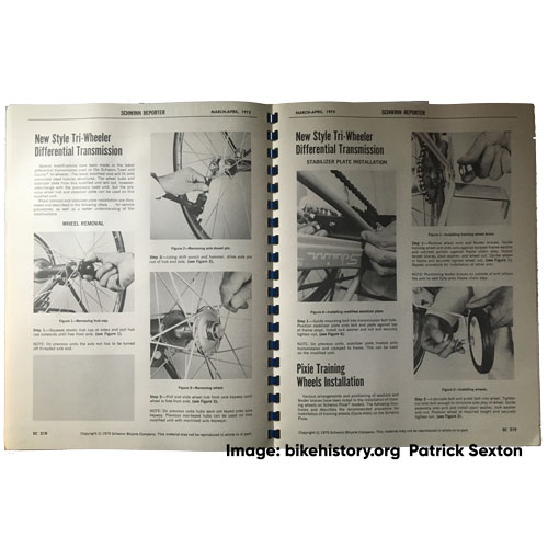 1975 Schwinn Service Clinic Bulletins interior page