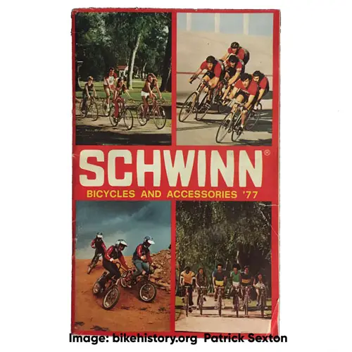 1977 schwinn consumer catalog front cover