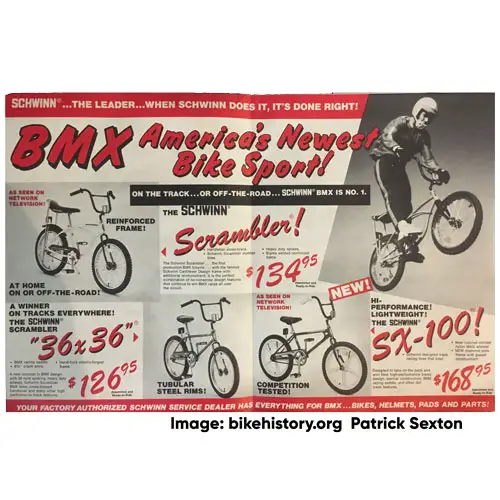 1978 Schwinn cavalcade of bicycles interior page