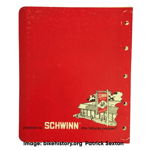 1979 Schwinn parts and accessories catalog back cover